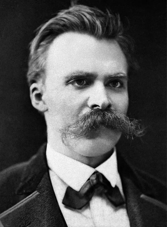 Porträt von Friedrich Nietzsche (Friedrich Hermann Hartmann)